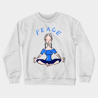 Peace in Yoga Crewneck Sweatshirt